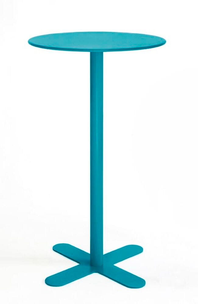 Высокий круглый садовый стол из оцинкованной стали iSimar Антиб ARCH-00108569 - Вид №15