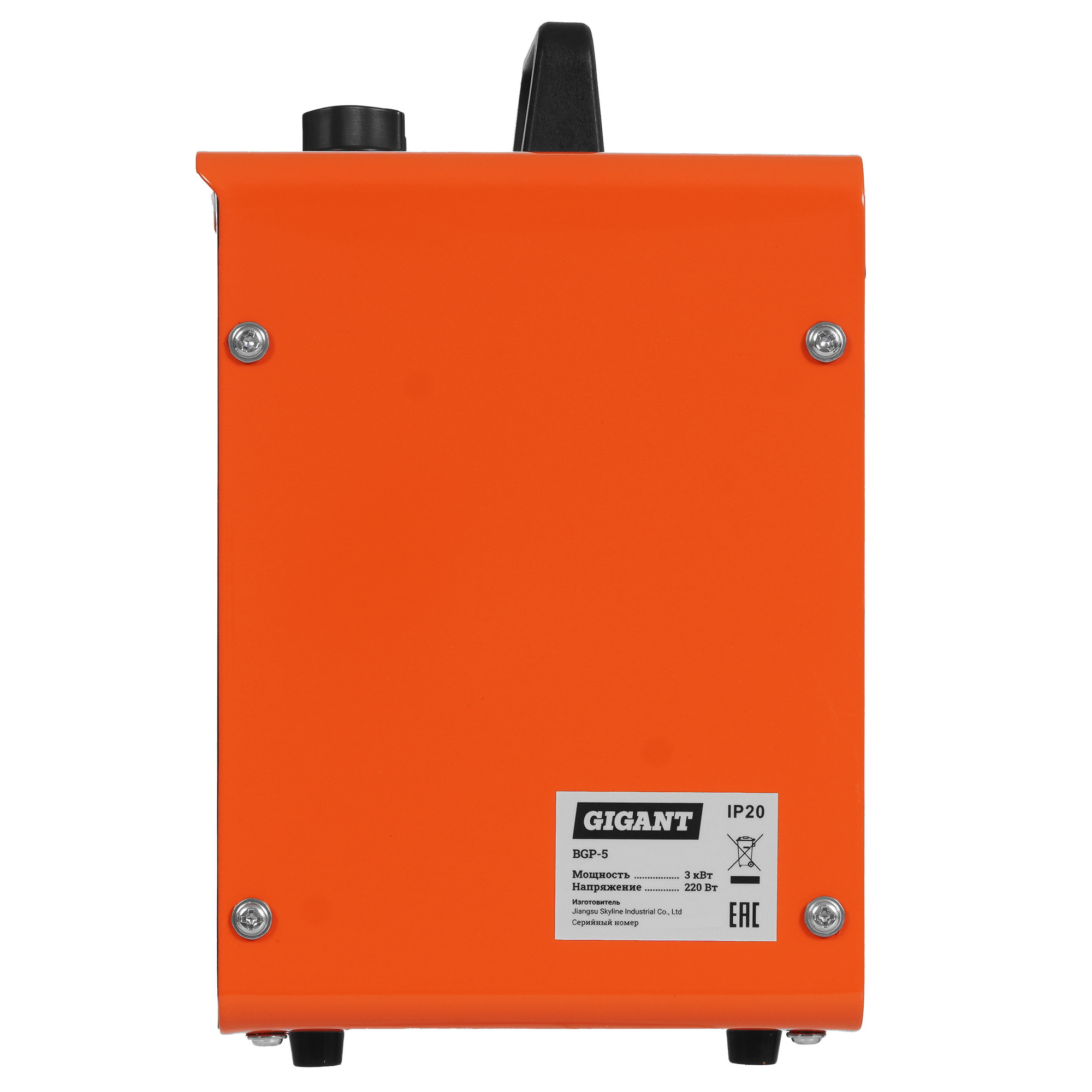 9177290 Тепловая пушка электрическая Gigant BGP-5 STDN-0003874 - Вид №2