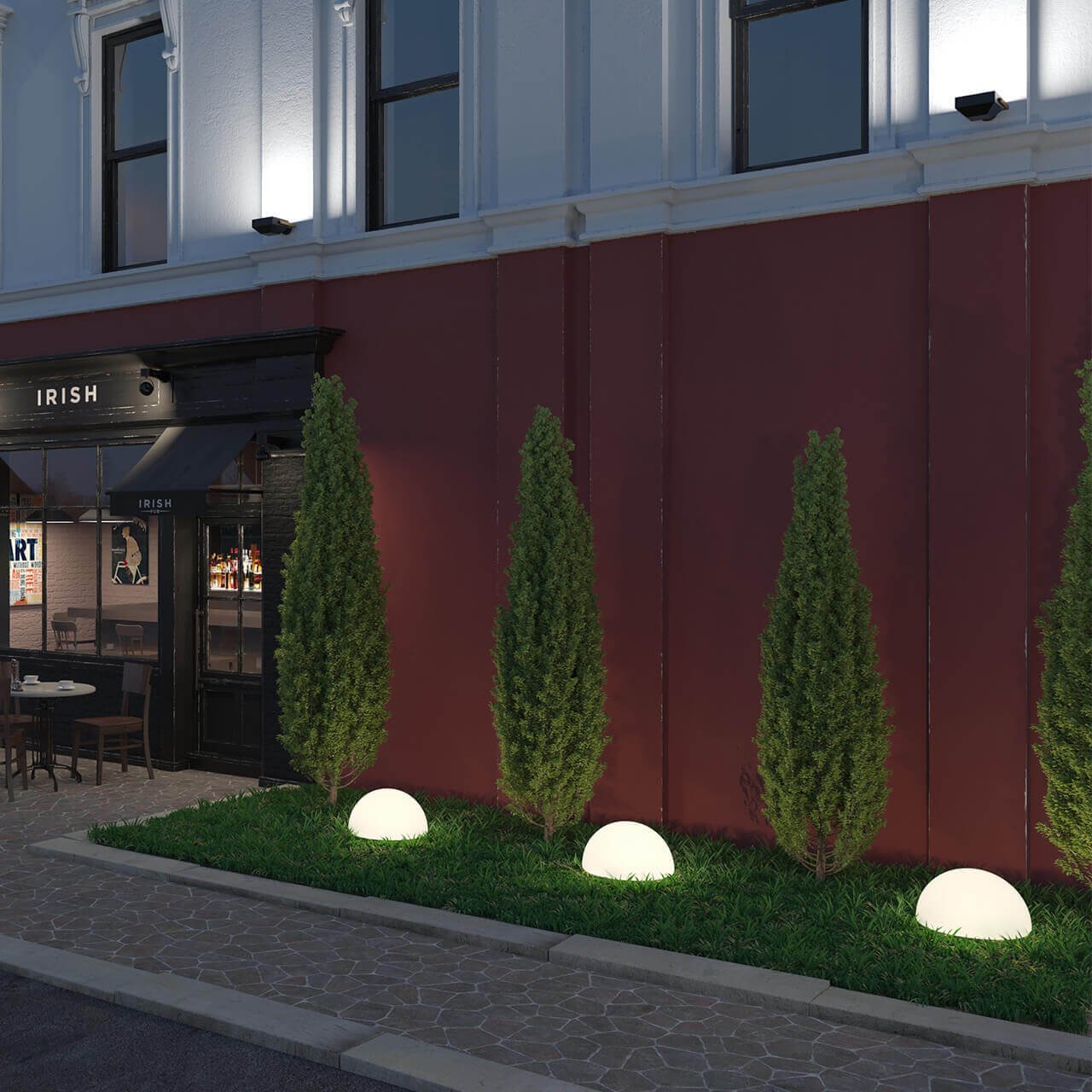 Ландшафтный светильник M3light Semisphere 20572540 M3LIGHT SEMISPHERE 311905 Белый  - Вид №1