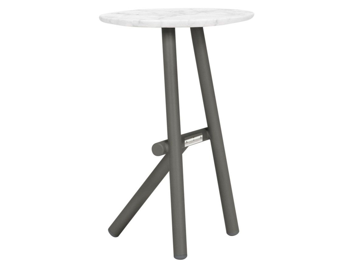 Круглый журнальный столик с мраморной или керамической столешницей JANUS et Cie утка ARCH-00128342