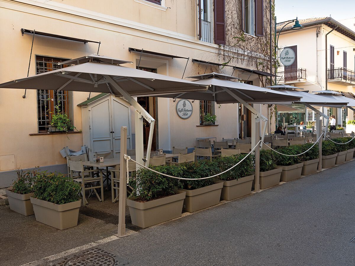 Зонтик с боковым полюсом Ombrellificio Poggesi SUMMER ARCH-00067065 - Вид №3