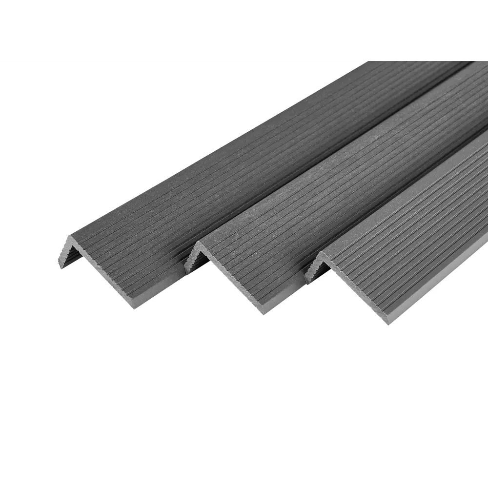Уголок для террасной доски Groentec 70x35x3000 мм ДПК цвет серый STLM-2179018 - Вид №2