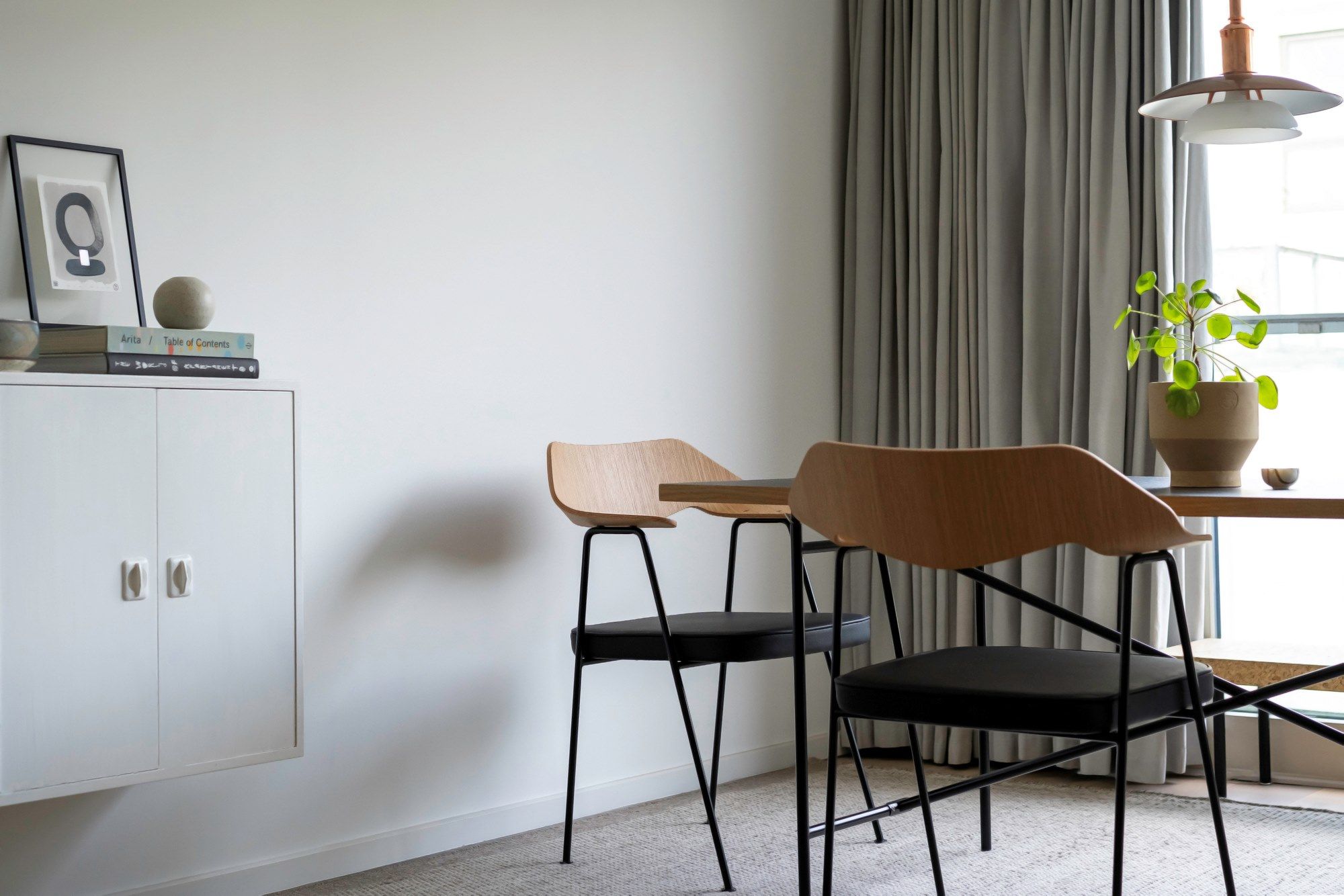 Стул с подлокотниками из кожи и шпона Case 675 ARCH-00046033 - Вид №27