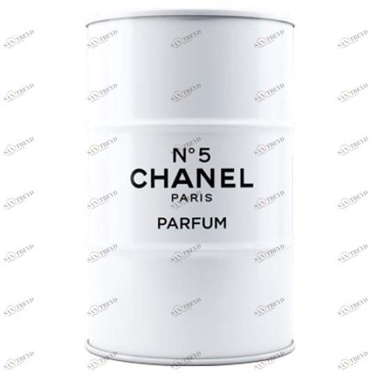 Бочка металлическая декоративная Chanel №5 white XL STARBARREL  014290 Белый 
