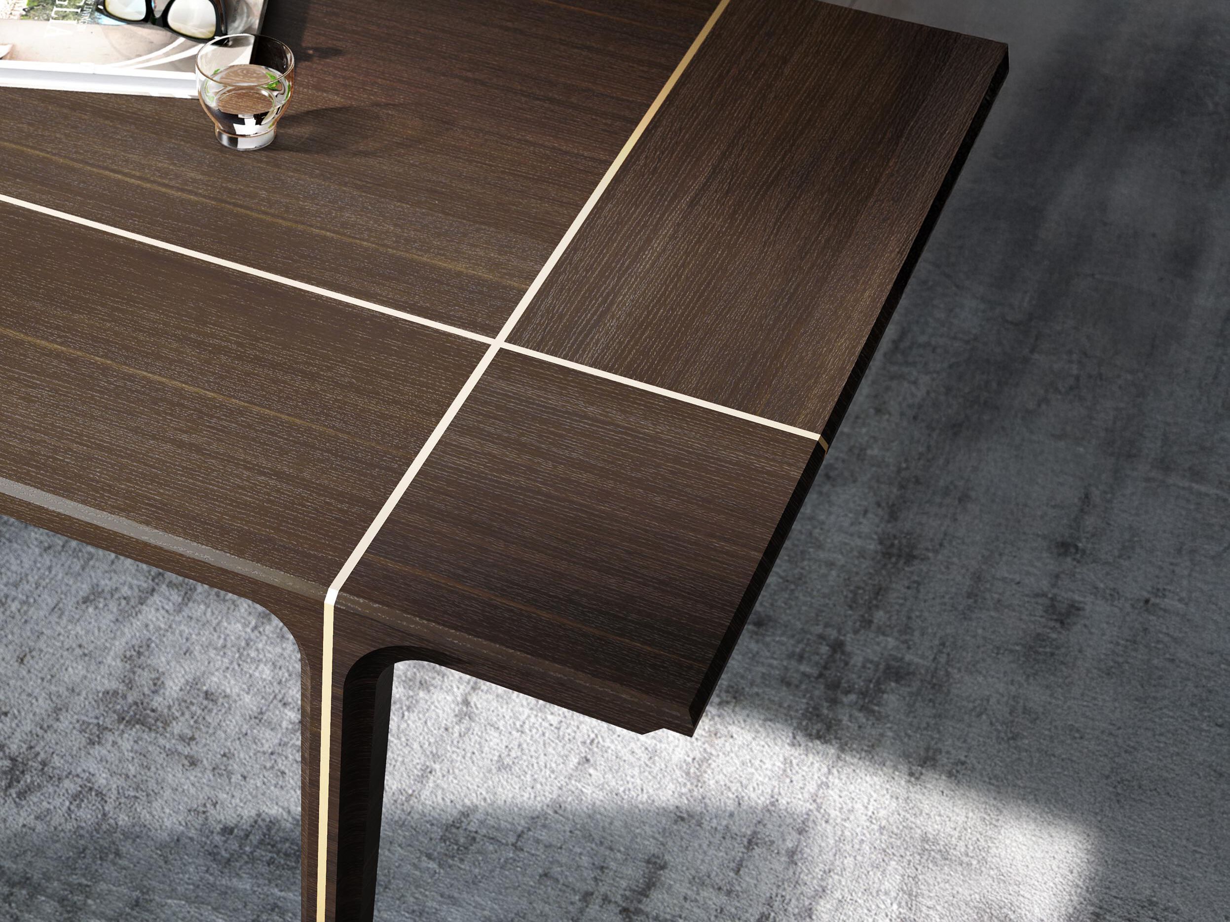 Прямоугольный обеденный стол из массива дерева Natuzzi Italia кендо ARCH-00004251 - Вид №2