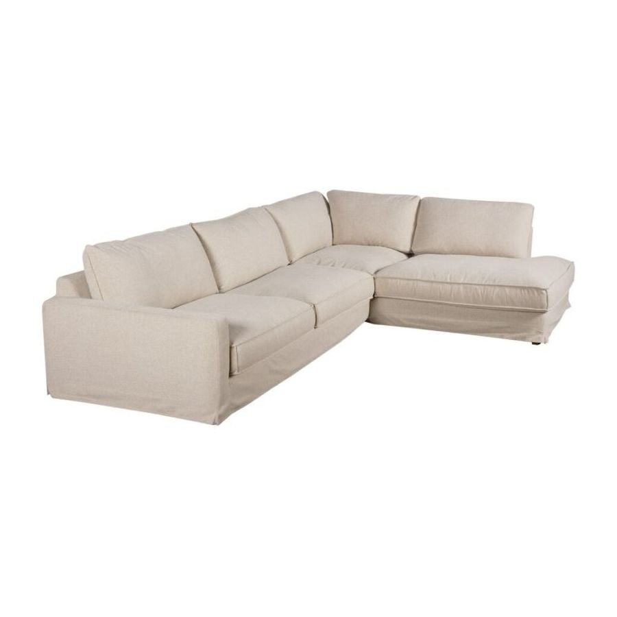 Диван угловой Malte, правосторонний, молочный Sits S1400 - Вид №3