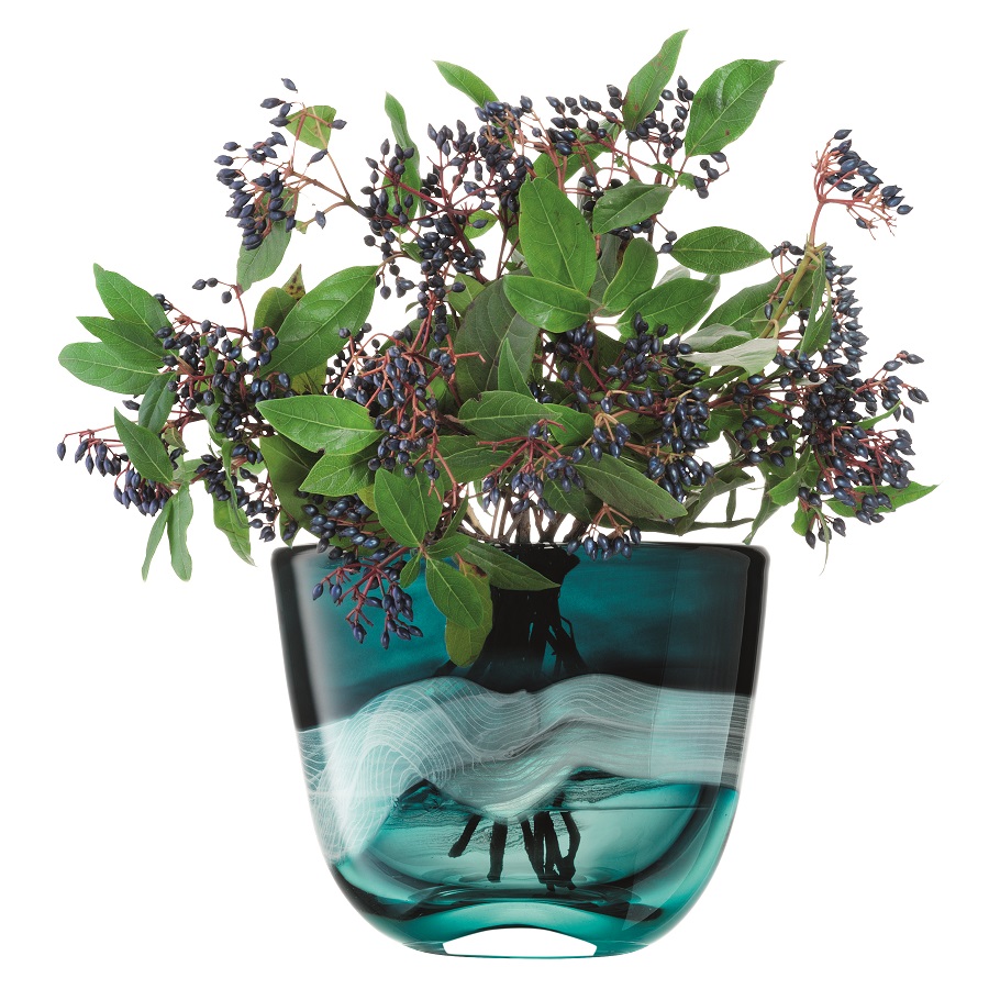 Ваза Forest В, 22 см, сине-зеленая LSA International G128522175 - Вид №4