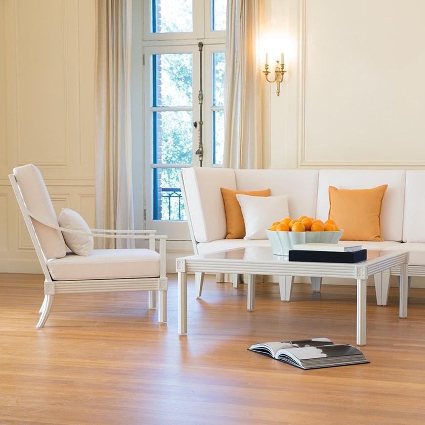 JANUS et Cie Угловой модуль из алюминия для модульного дивана Quadratl sun-id-1361338 - Вид №5