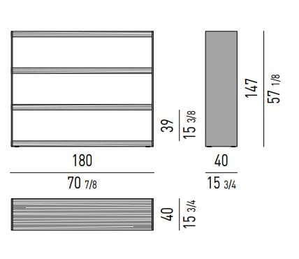 Библиотека Minotti Карсон ARCH-00142213 - Вид №5