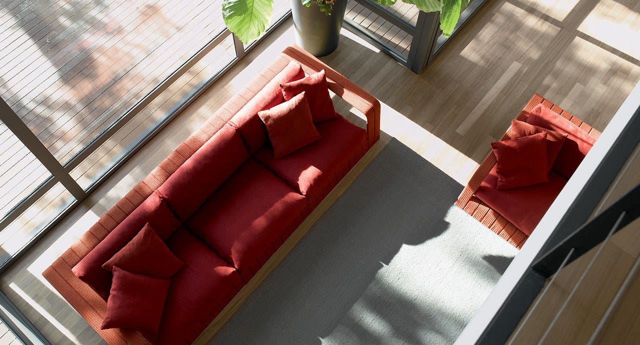 3-местный тканевый садовый диван Paola Lenti рамка ARCH-00098316 - Вид №7