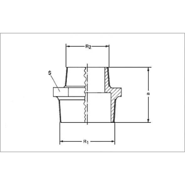 132451238 SANHA 3245 PURAFIT ниппель редукционный НР-НР 1/2x3/8 мм  - Вид №1