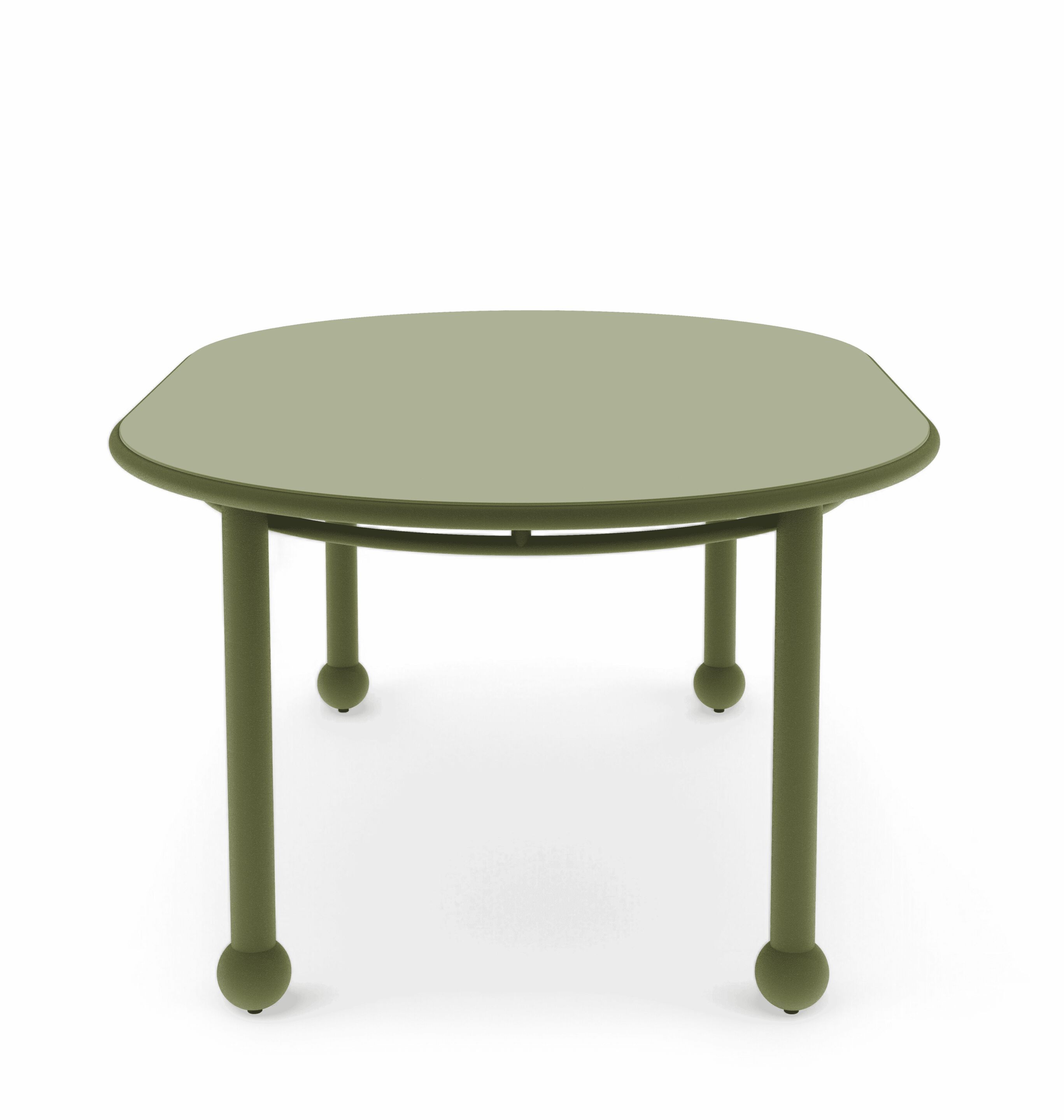 Алюминиевый овальный садовый стол FJAKA медленный ARCH-00043745 - Вид №3