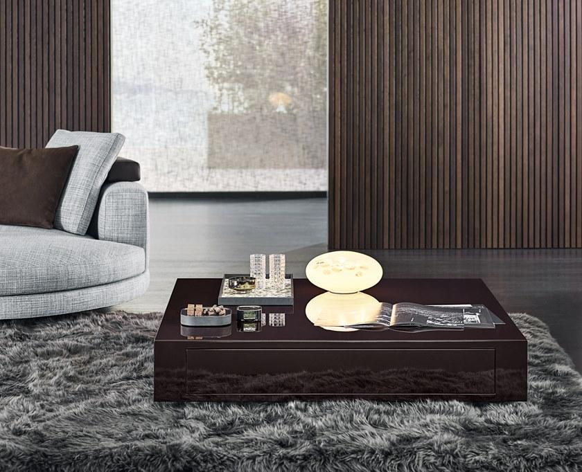 Minotti Лакированный журнальный столик для гостиной Solid sun-id-1509600 - Вид №2