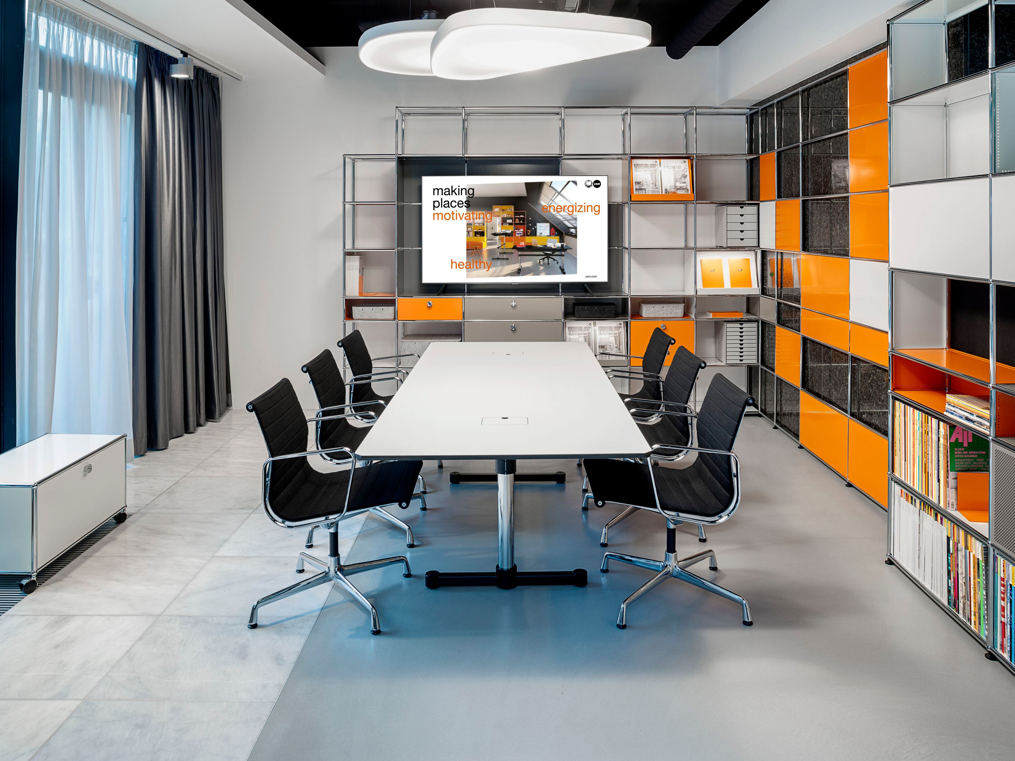 Ламинированный стол для встреч USM USM Kitos Table ARCH-00088913