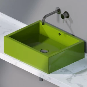 L259121 Накладная раковина на столешницу  прямоугольная A. e T. Italia Bold