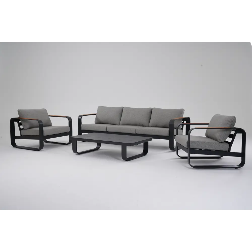 BEGINIA Aldan — садовый комплект с алюминиевым столом, диваном и креслами 89381722 STLM-1577139 - Вид №10