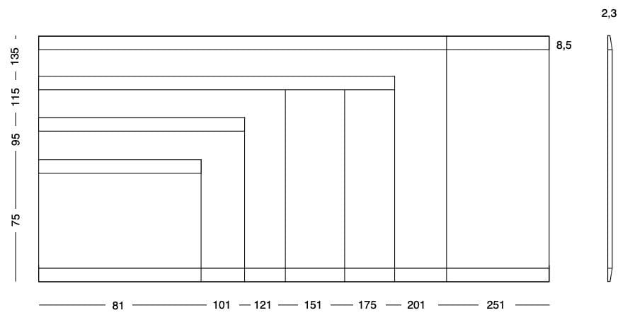 Отдельно стоящая пробковая доска объявлений Made Design ZENIT ARCH-00059235 - Вид №3