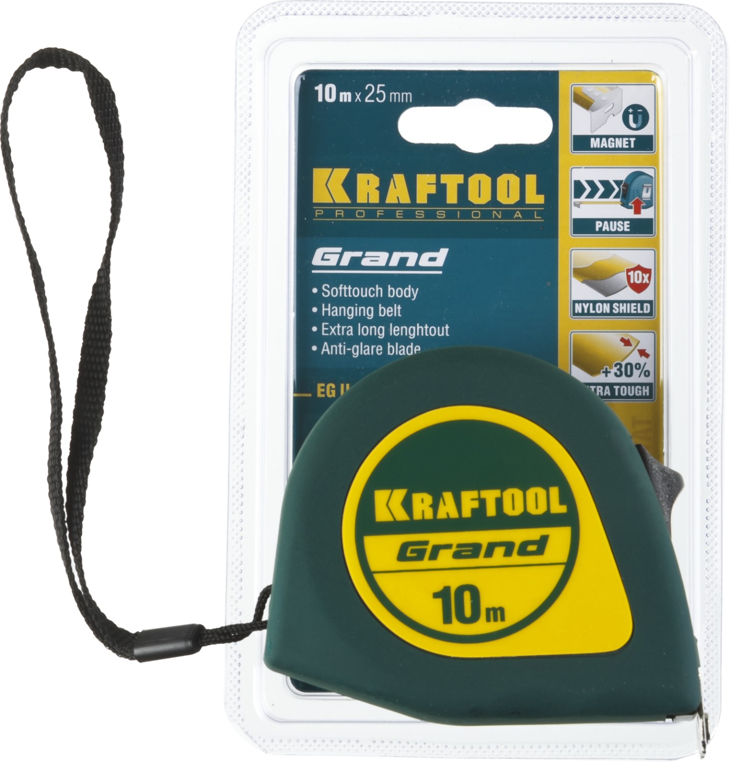 Рулетка Kraftool Grand 10мx25мм 8225 - Вид №3