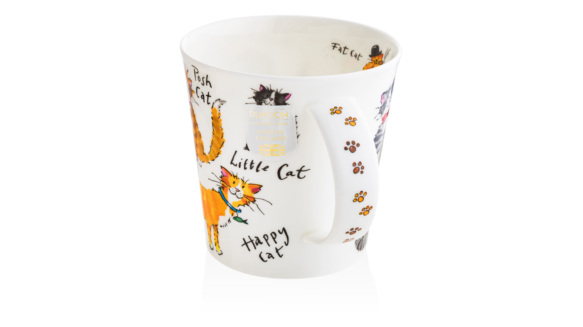 10671196 Dunoon Кружка Dunoon "Жизнь кошек.Кернгорм" 480мл Фарфор костяной  - Вид №1