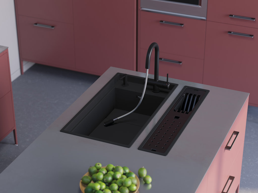 Кухонная мойка Kinaru Pro 86-U/I DO OMOIKIRI 4997024 - Вид №3