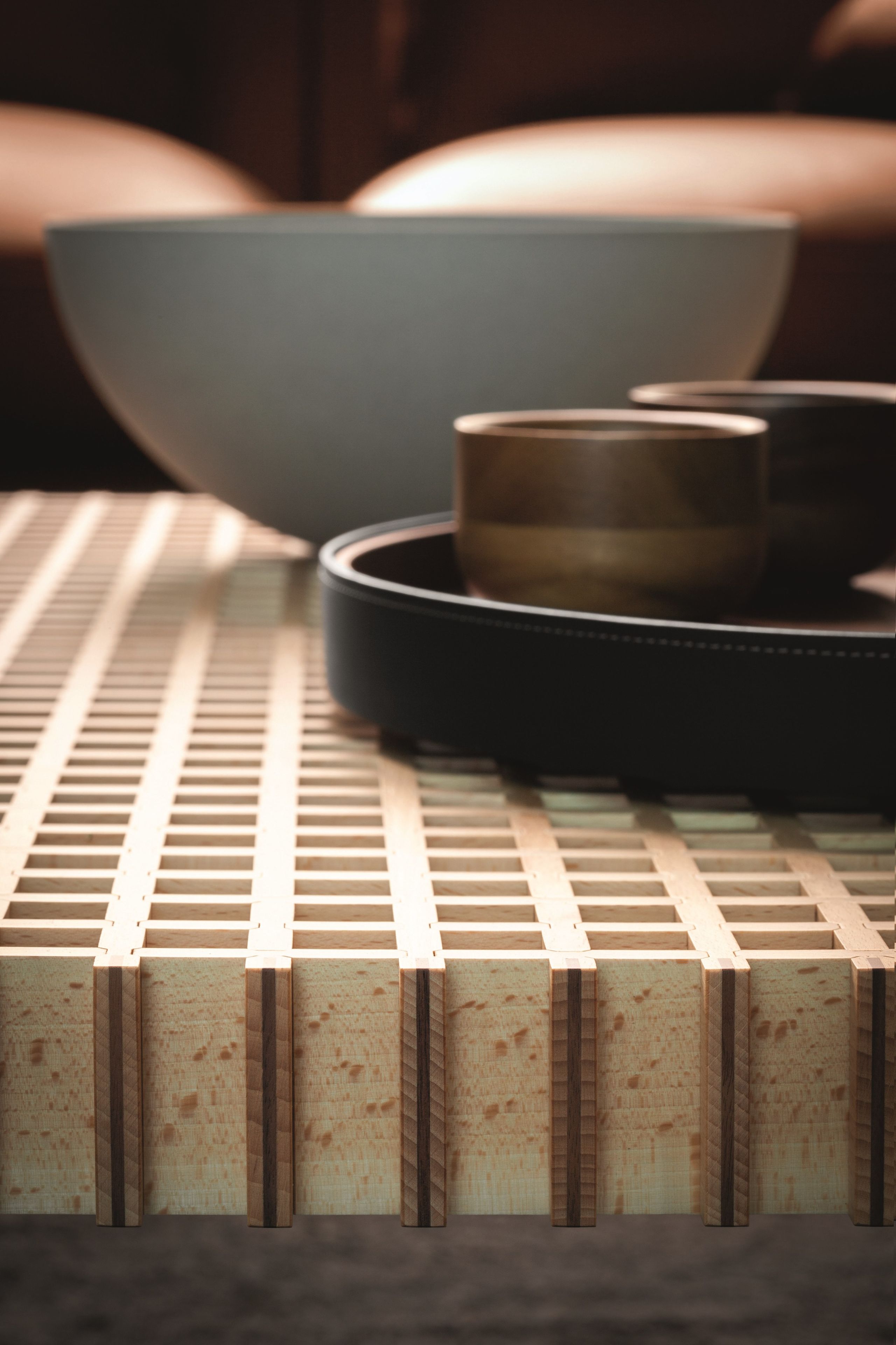 Прямоугольный журнальный столик из массива дерева Poltrona Frau коллекция-столы и стулья ARCH-00009627 - Вид №4