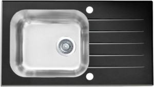 Мойка Alveus Vitro 20 черное стекло