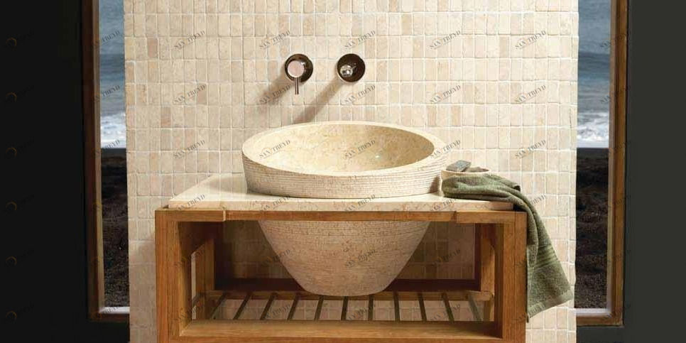 ORG011S Накладная раковина под столешницу  овальная BATi BALi 