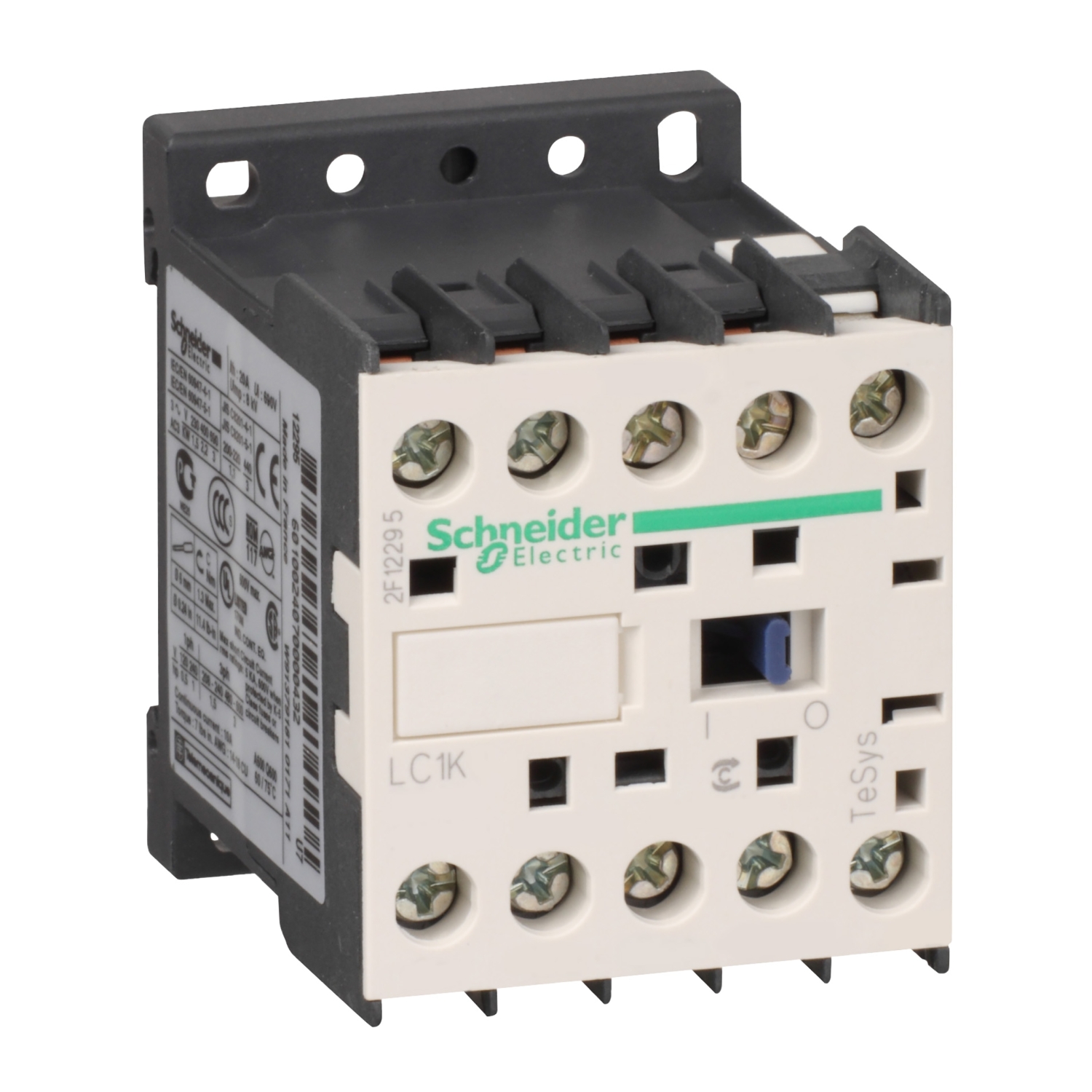 LC1K0610P7 Контактор LC1K 3P 6А 400/230В AC 2.2кВт Schneider Electric TeSys 