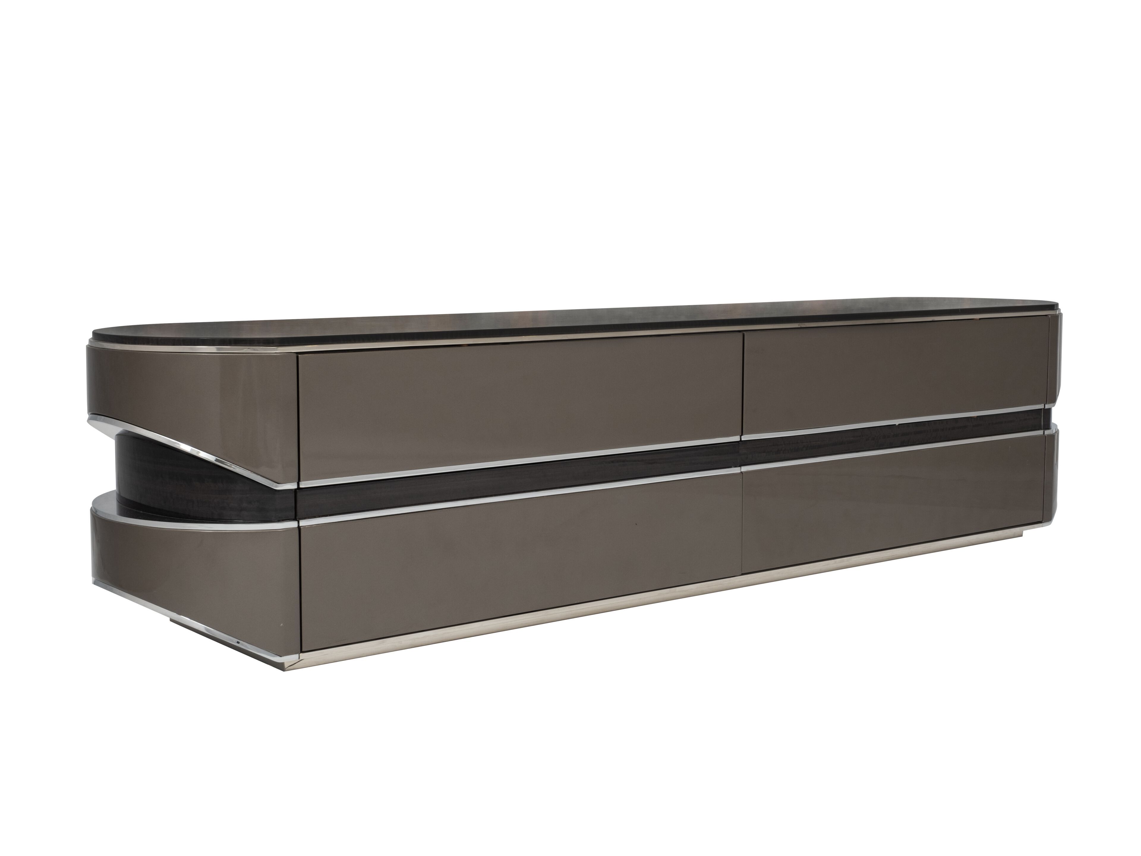 Низкий шкаф для телевизора с ящиками Zebrano Kailas ARCH-00138076 - Вид №1