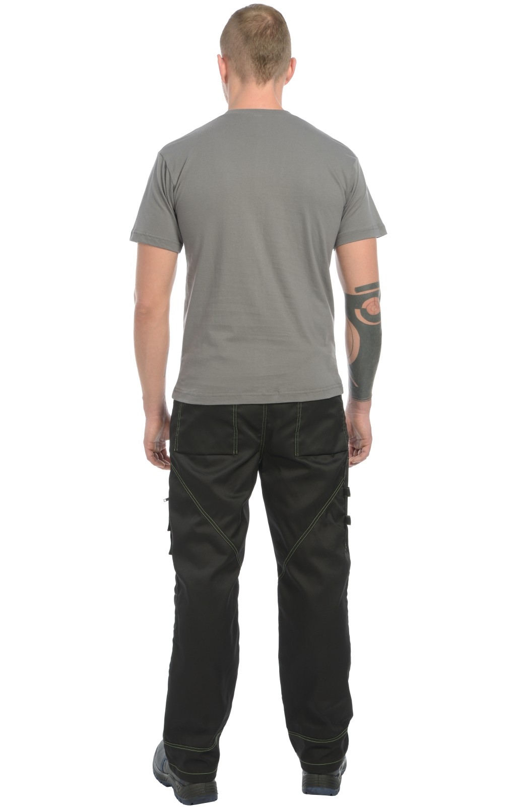 4958093 Футболка темно-серая  Одежда для официантов  размер M (46-48) Спецодежда  - Вид №9