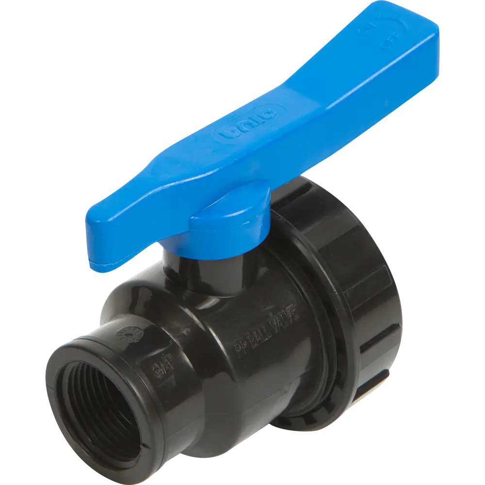 Кран ПНД 3/4"х3/4" внутренняя резьба полиэтилен UNIO STLM-2187131