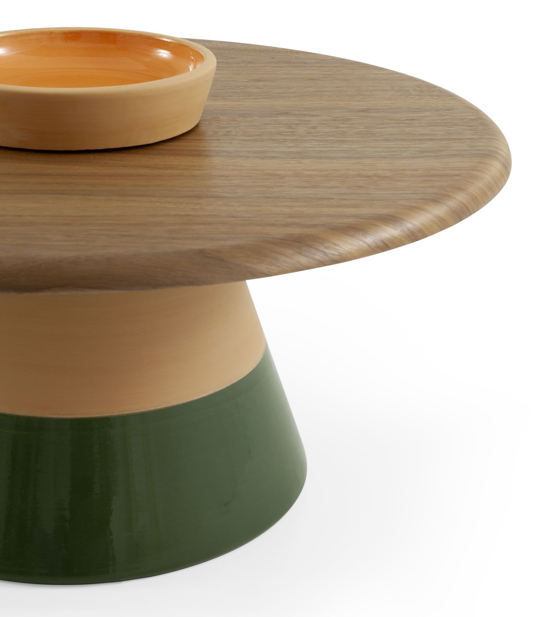 Журнальный столик из глины с деревянной столешницей Morica Design Высокая мода ARCH-00129625 - Вид №19