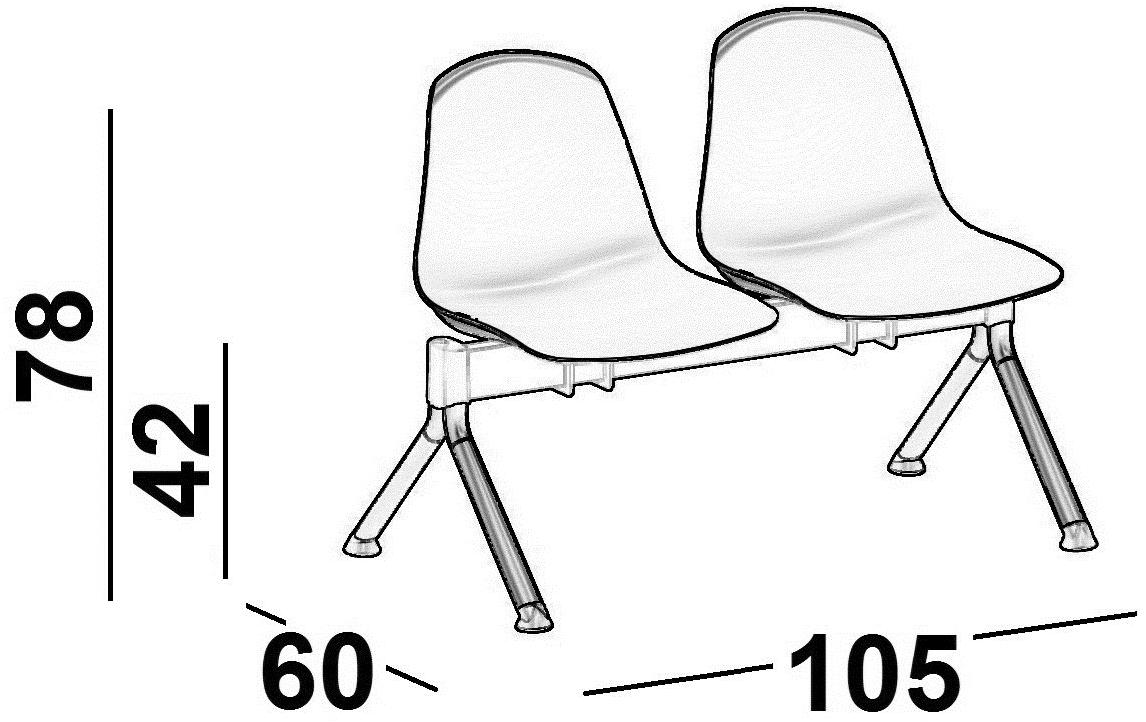Luxy Сиденье на балке пола с подлокотниками Epoca sun-id-1509180 - Вид №3