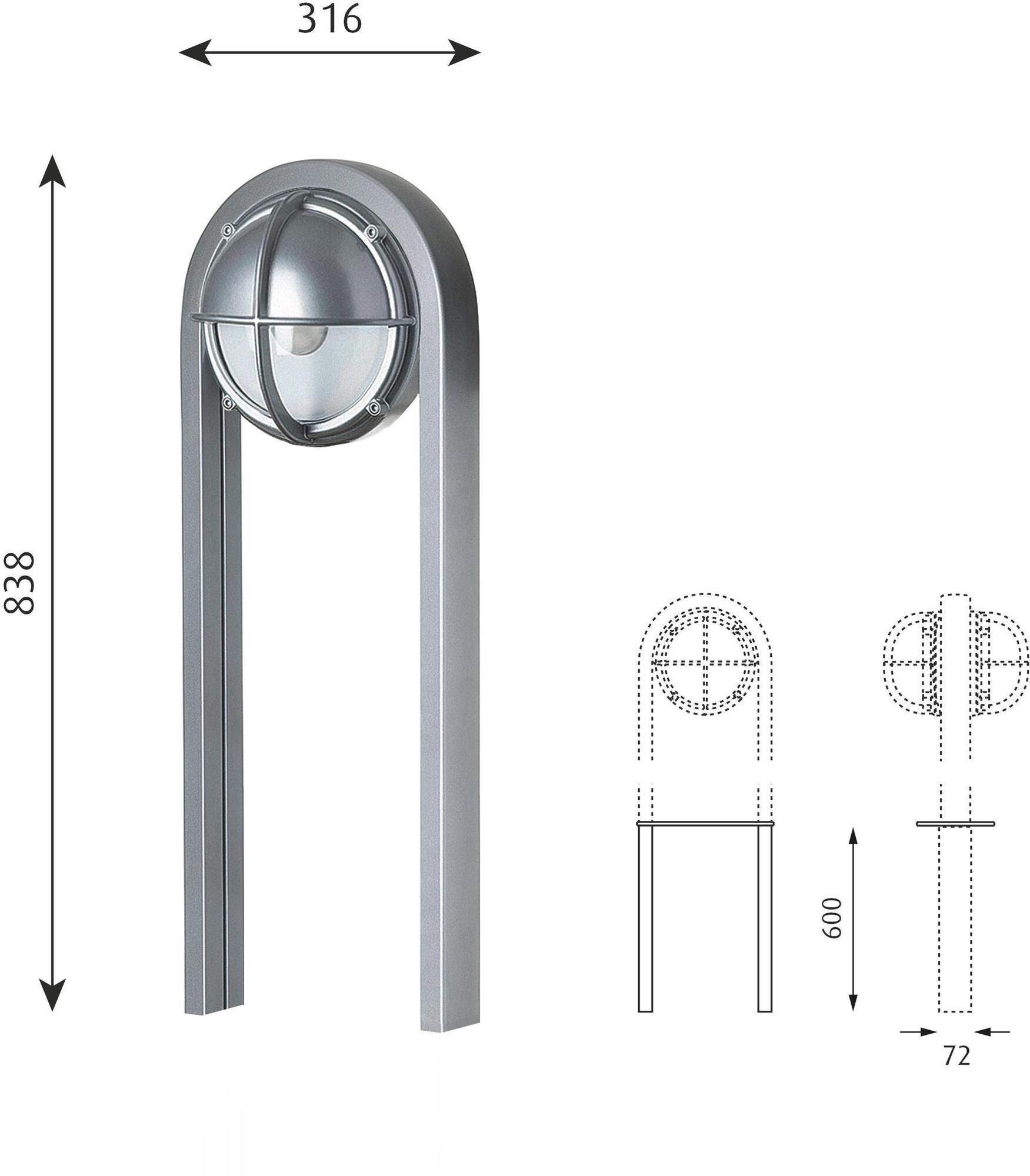 Louis Poulsen Светодиодный алюминиевый столбик Skot sun-id-1463035 - Вид №7
