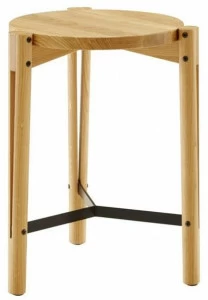 Ligne Roset Низкий табурет из дуба  10262221