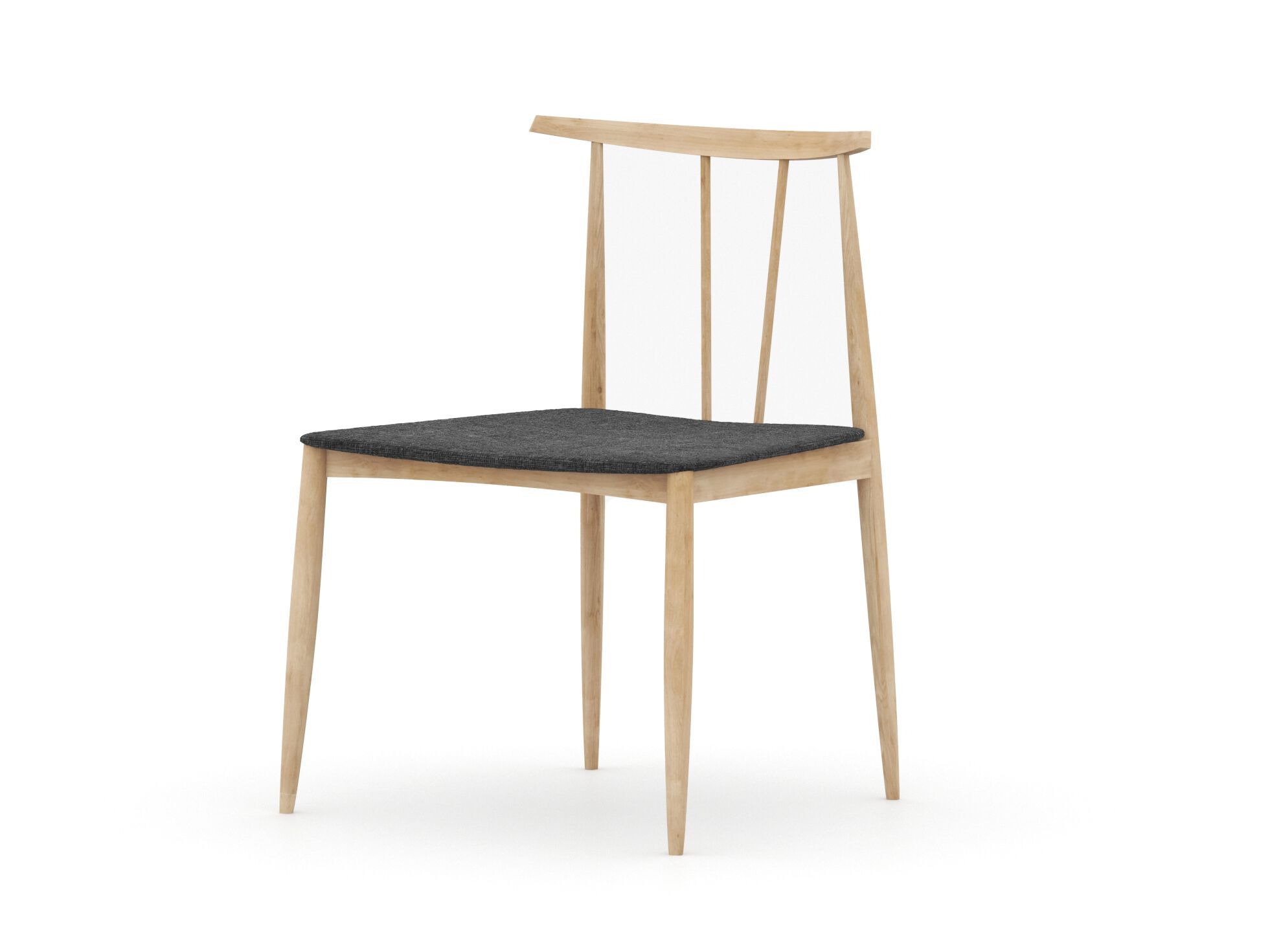 Стул из массива дерева с мягким сиденьем Air Division ARCH-00129585