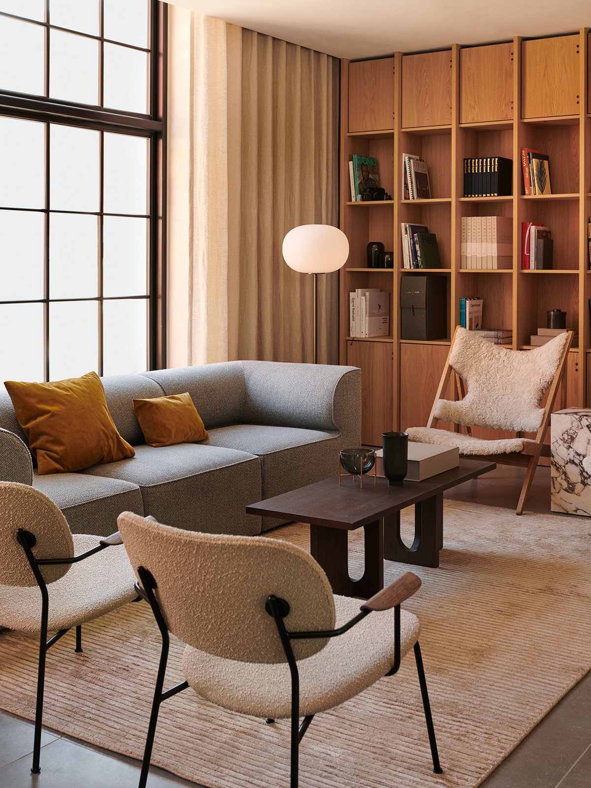 1195002-02BH08ZZ MENU Co Lounge, полностью обитый Дуб натуральный | Мох - 022  - Вид №8