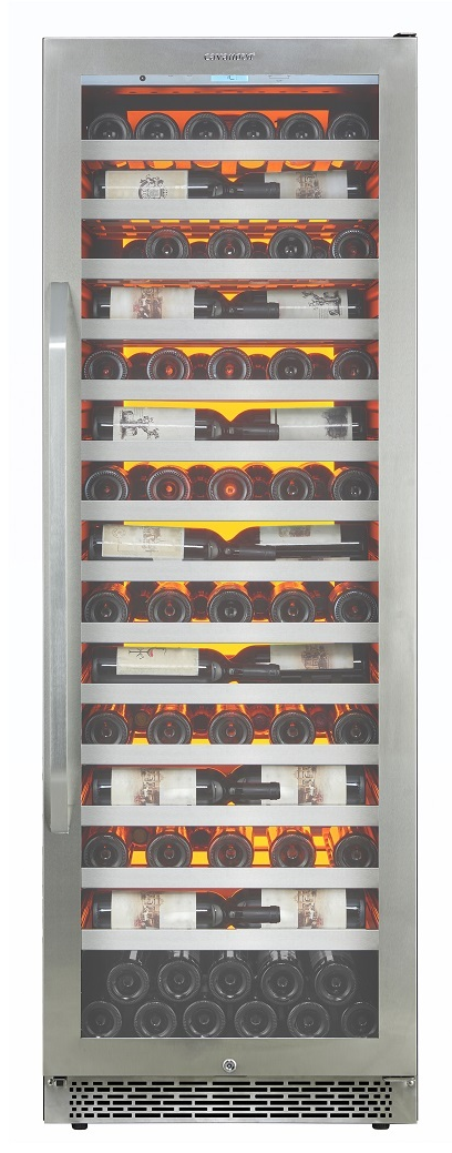 9189164 Винный шкаф Cavanova CV135-1TL серебристый STDN-0040358 - Вид №12