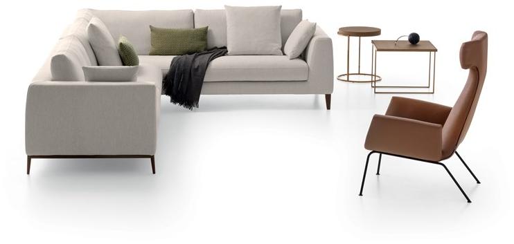 PIANCA Кресло с подголовником с тканевой обивкой и подлокотниками sun-id-1361534 - Вид №1