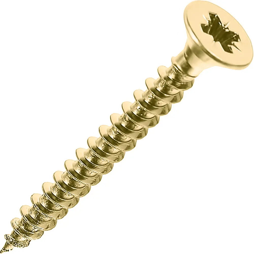 Саморезы универсальные Standers 6х50 мм цвет жёлтый 8 шт STLM-2002273