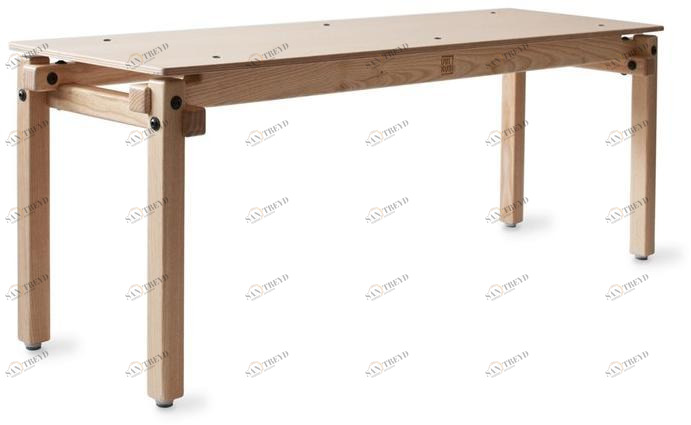 Askia Скамейка из ясеня Fair and square 1.c15.ah.ah