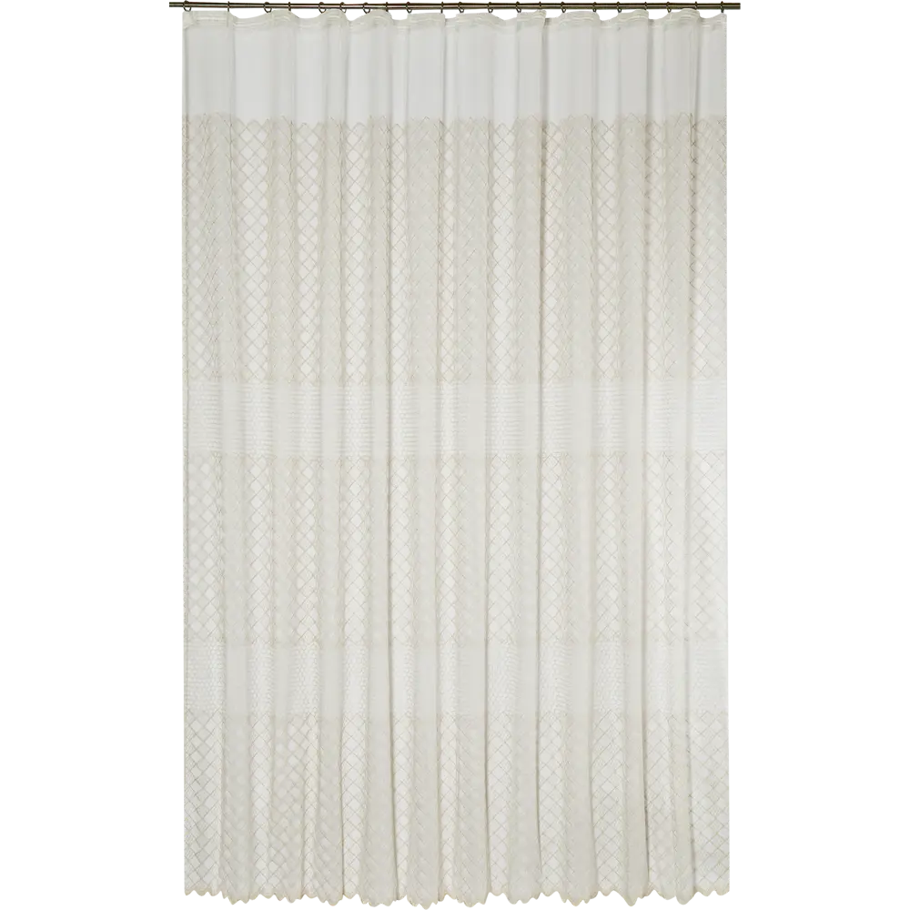 Тюль на ленте 28990 300x280 см цвет бежевый AMORE MIO STLM-2047432 - Вид №1