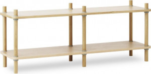 602504 Jam Книжный шкаф 6 полюсов Дуб / серый Normann Copenhagen