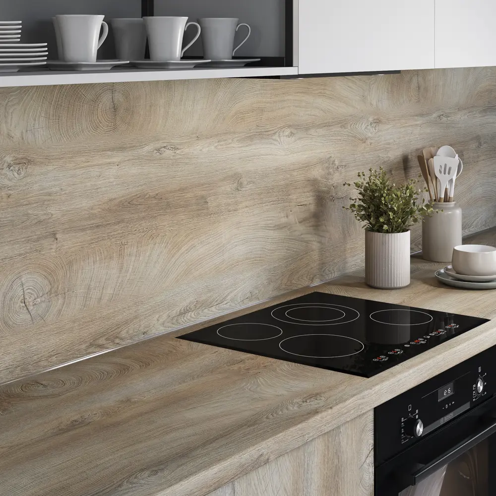 Столешница кухонная Slotex Зея 120x80x3.8 см ДСП цвет серый DELINIA STLM-2041317 - Вид №6