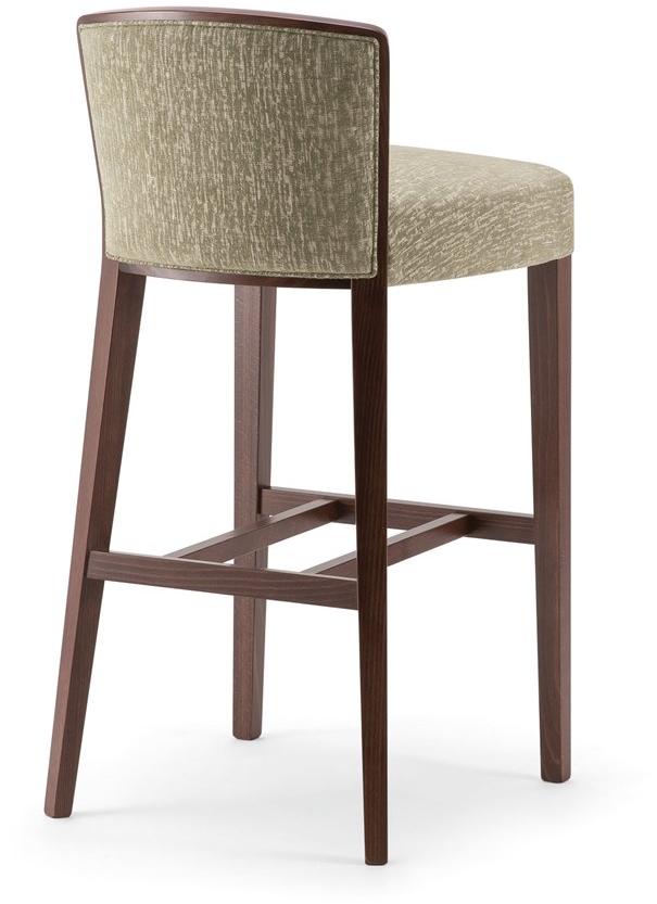 Tirolo Табурет из массива дерева и ткани со спинкой London 016 sg - Вид №4