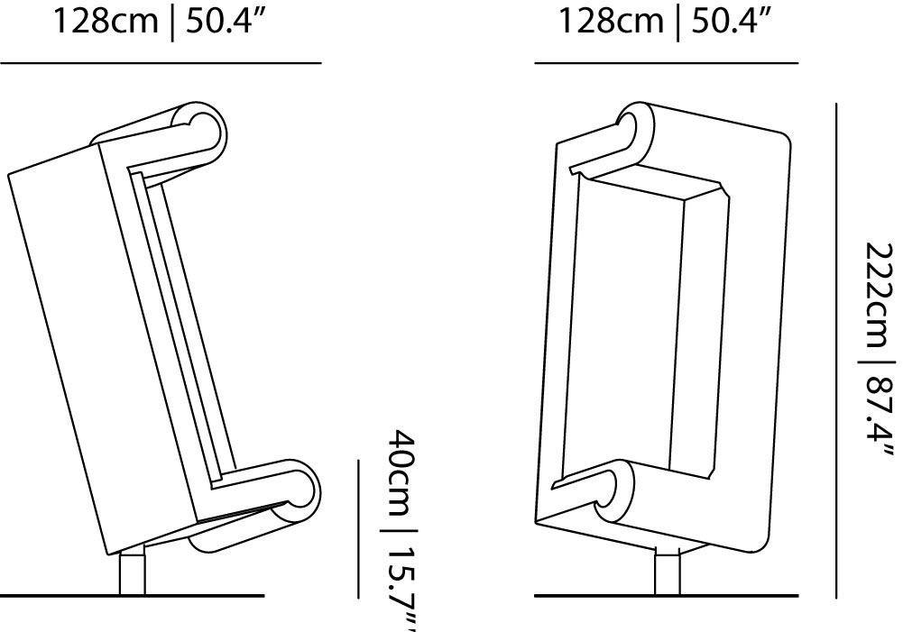 moooi Угловое кожаное кресло в стиле честерфилд с высокой спинкой sun-id-1453508 - Вид №3