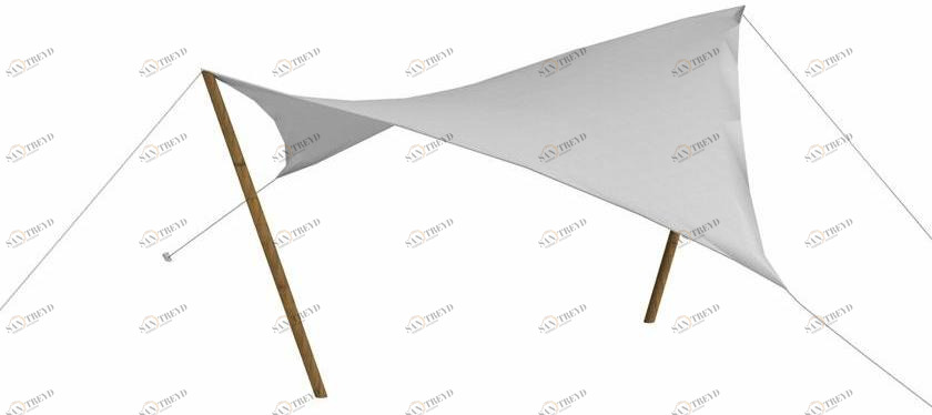 Unopiù Теневой парус из акриловой ткани  Vel4l/vel5l/vel6l 