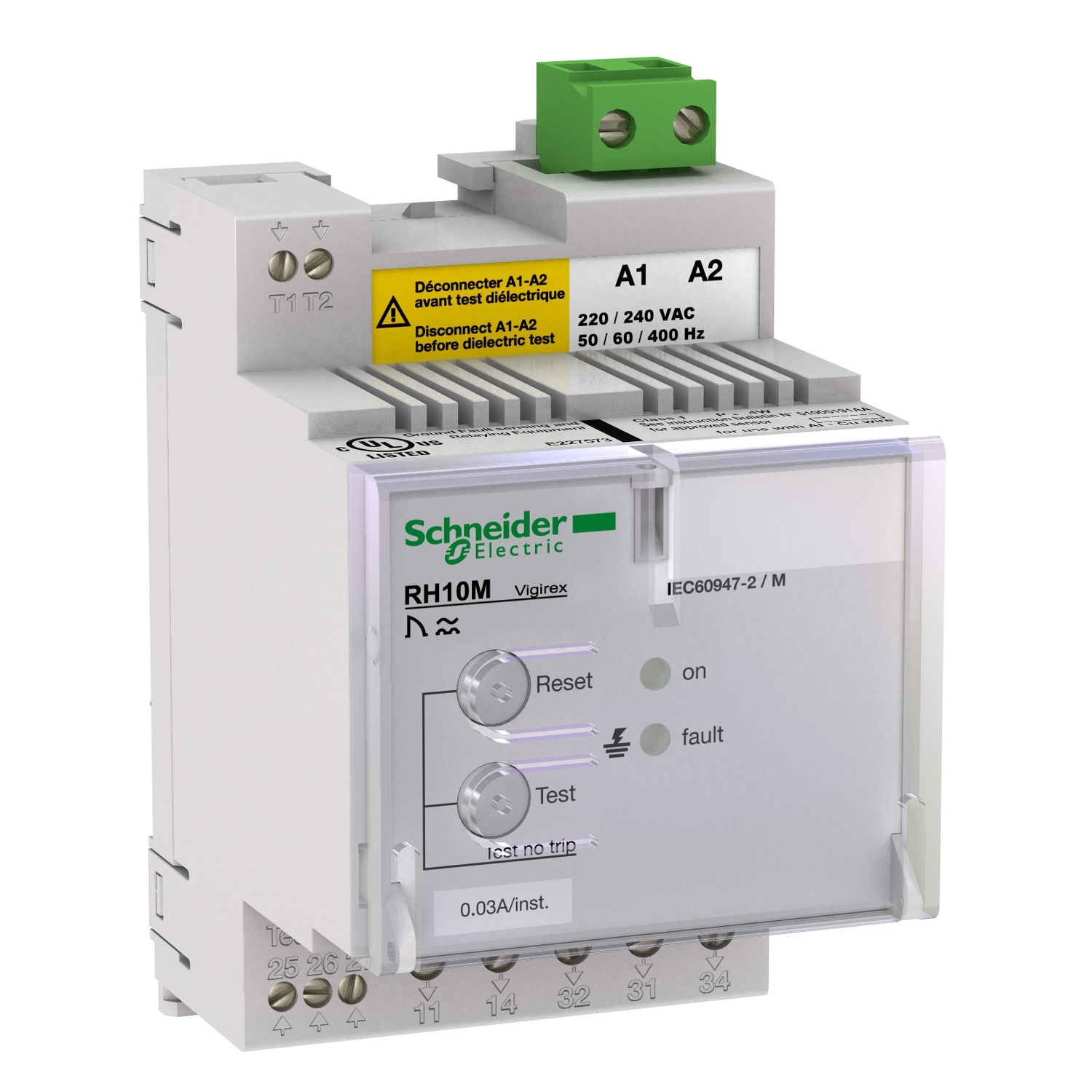 56135 RH10M 220/240 В 50/60/400 ГЦ 0.3 A МГН. Schneider Electric Vigirex 