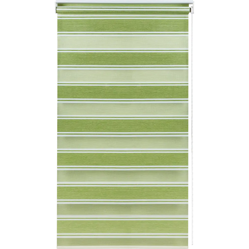 Штора рулонная день-ночь Дэли 55x160 см салатовая MIAMOZA STLM-2124652 - Вид №1