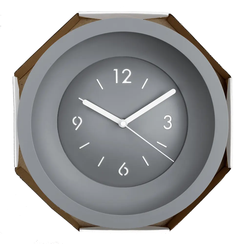 Часы настенные Troykatime «Орбита» ø25.5 см цвет серый NEO-CLASSIC STLM-2024178 - Вид №3